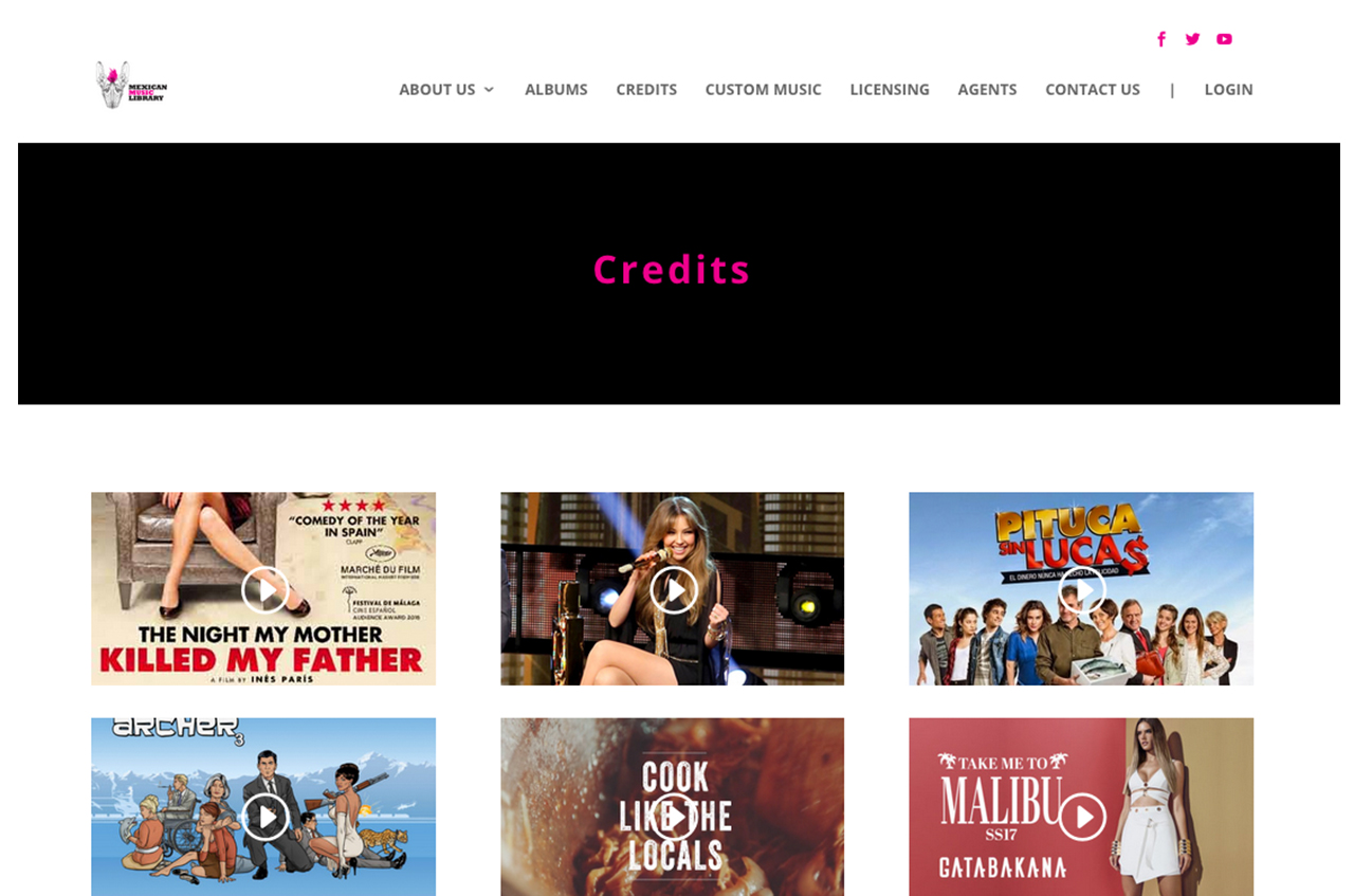 Mexican Music Library Desarrollo Web