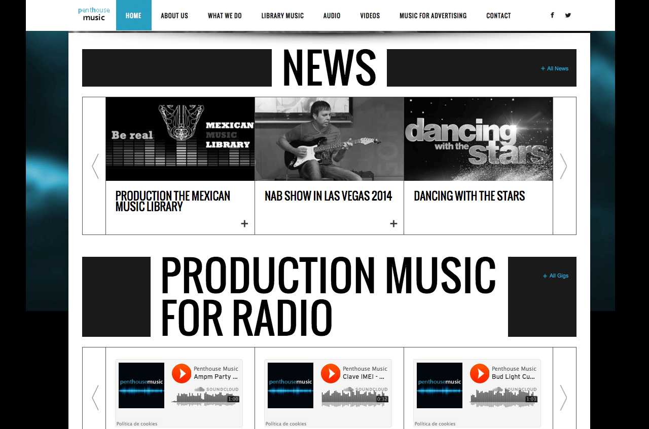 Desarrollo web para musicos